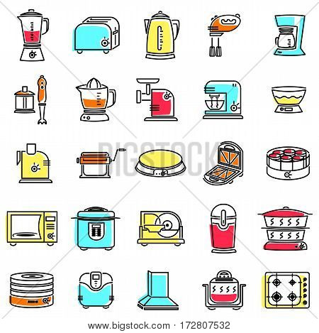 Kitchen Appliances Icons