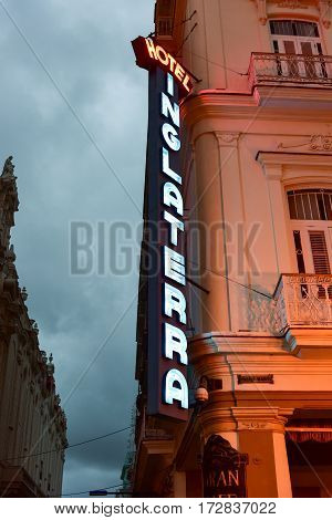 Hotel Inglaterra - Havana, Cuba