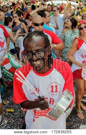 Brazilian Popular Street Carnival With Samba Music