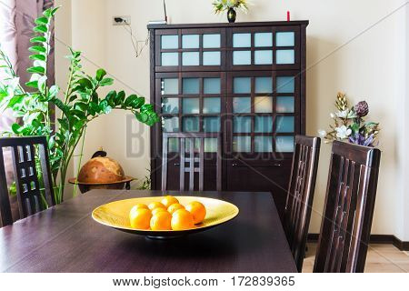 The interior of a luxury private apartment in the center of Moscow