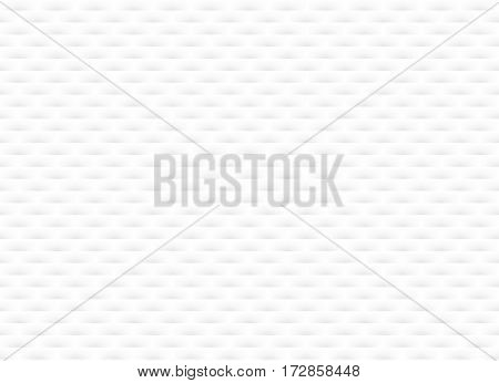 White seamless texture decorative brick wall on white background.