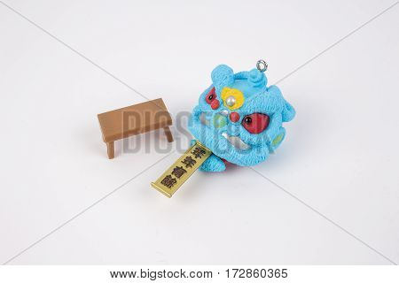Lion Dnce Figure Of White Background
