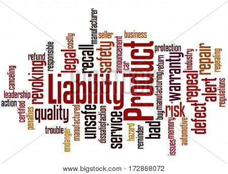Product Liability, Word Cloud Concept 3