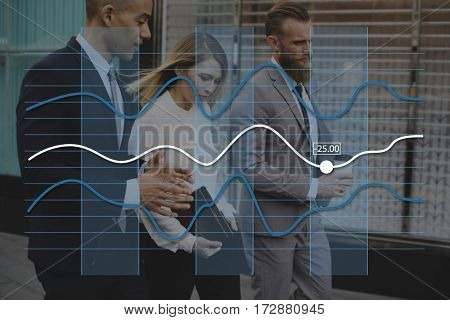 Statistic Development Information Graph Illustration