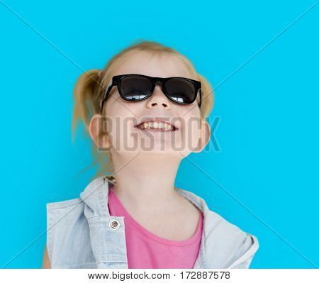 Little GIrl Smiling Happiness Playful Twintail Hairstyle