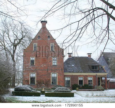 Piloersemaborg from the 16th century in Den Ham. The Netherlands