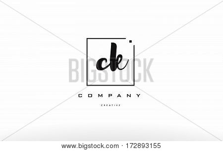Ck C K Hand Writing Letter Company Logo Icon Design