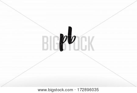 Pc P C Hand Writing Letter Company Logo Icon Design