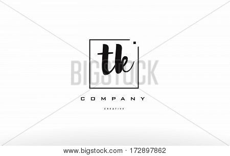 Tk T K Hand Writing Letter Company Logo Icon Design