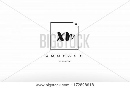 Xn X N Hand Writing Letter Company Logo Icon Design