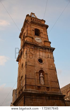 The Old ruins of Partanna's town, Sicily
