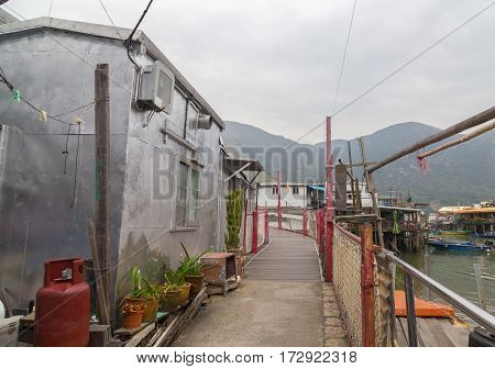 Bridge In Tai O Lantau Island Hong Kong