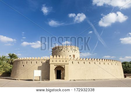 Historic Hili fort in the city of Al Ain. Emirate of Abu Dhabi United Arab Emirates Middle East
