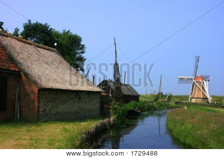 Enkhuizen i Holland