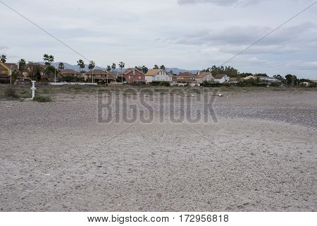 On a beach near Sagunto in Valencia