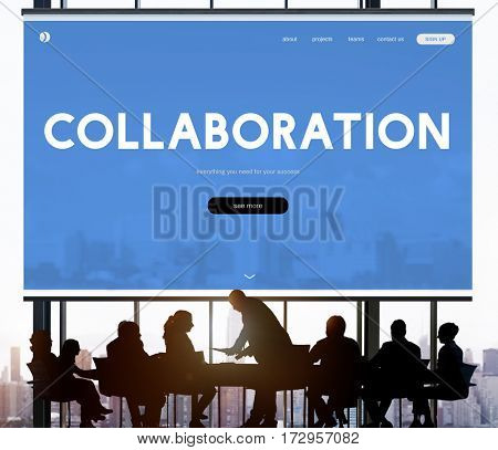 Collaboration Corporate Business Word