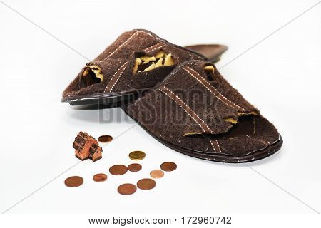 Leaky Brown Slippers.