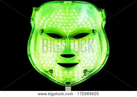 Light rejuvenating mask for facial skin therapy