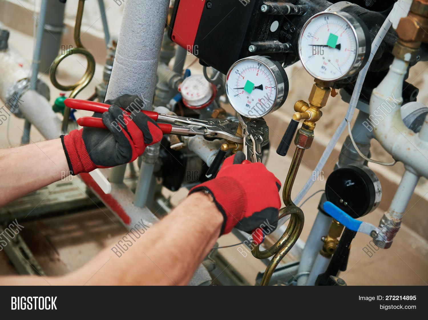 Heating Engineer Image & Photo (Free Trial) Bigstock