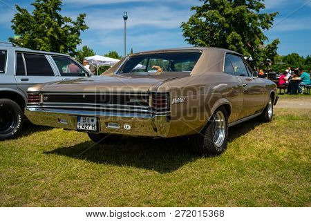 Paaren Im Glien, Germany - May 19, 2018: Mid-size Car Chevrolet Chevelle Malibu Super Sport (ss), 19