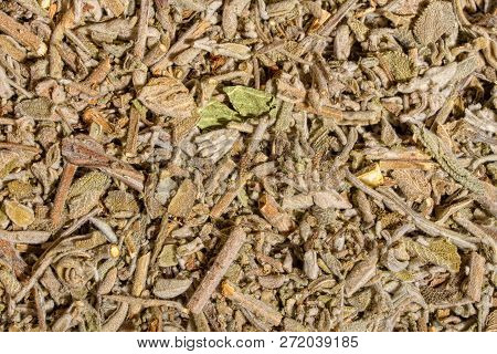 Close Up Of Traditional Egyptian Dry Bedouin Tea Background