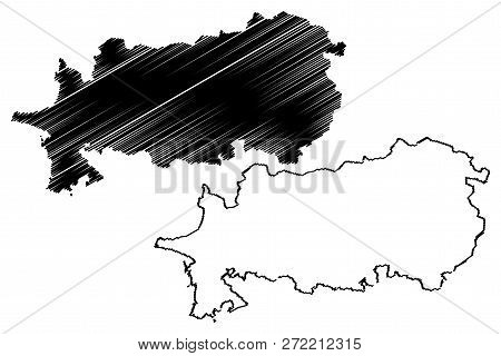 Aydin (provinces Of The Republic Of Turkey) Map Vector Illustration, Scribble Sketch Aydin Ili Map