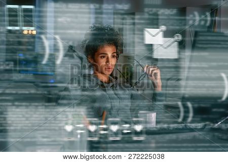 Young Indian Dating Developer Thinking How To Track New Events