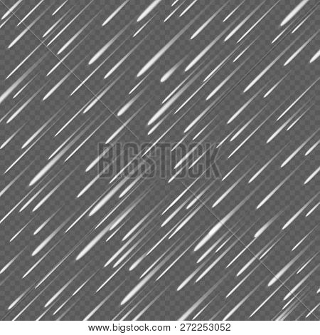 Anglewise Rain Drops Seamless Pattern Background. Vector