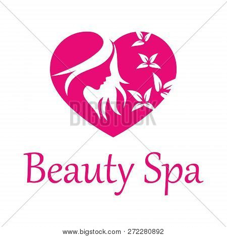 Beauty & Spa Logo Design Template Flat Style Design. Vector Illustration
