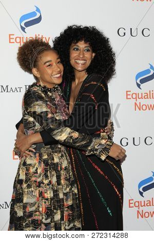 LOS ANGELES - DEC 3:  Amandla Stenberg, Tracee Ellis Ross at the Make Equality Reality Gala at the Beverly Hilton Hotel on December 3, 2018 in Beverly Hills, CA
