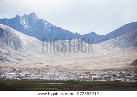 Overview Of The Town Of Murghab, In Tajikistan.