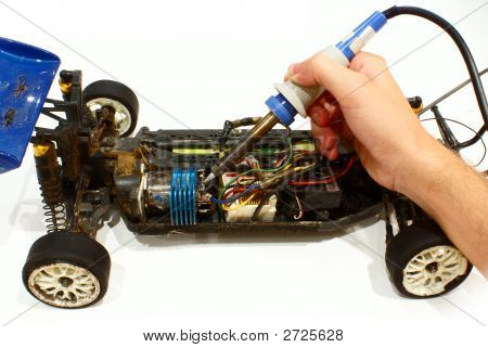 Fijación de coches de modelos