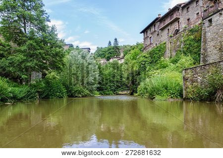 Rupit, A Medieval Village In The Middle Of Nature. Catalonia, Osona