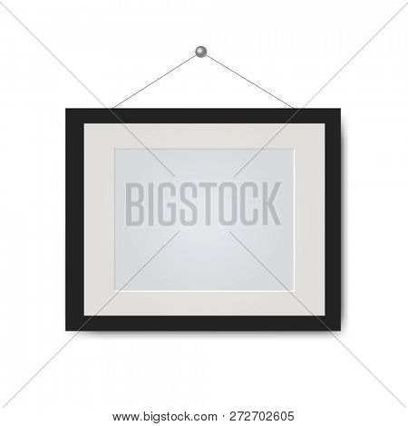 Picture Frame Isolated White Background