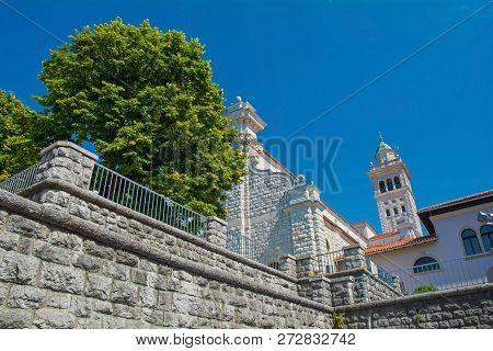 The Sveta Gora Monastry In The Primorska Region Of Western Slovenia