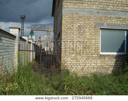 Exterior And Interior Photofixation Of The Production Department Of The Building