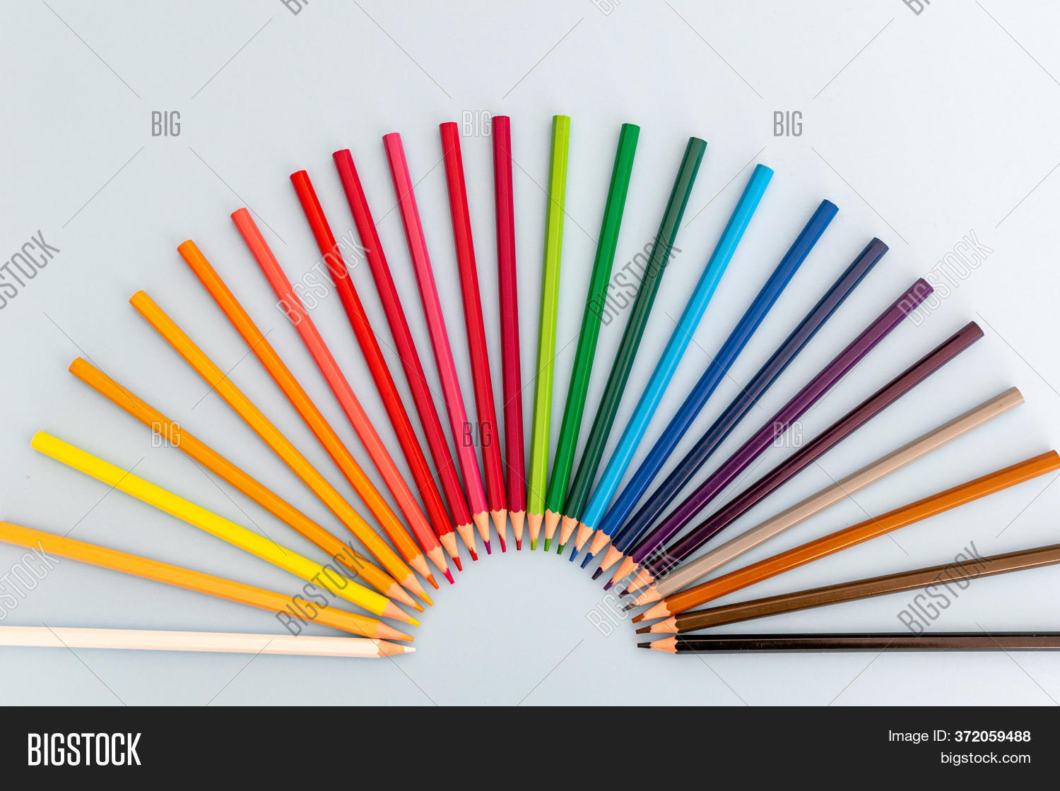 Set Colourful Pencils Image Photo Free Trial Bigstock