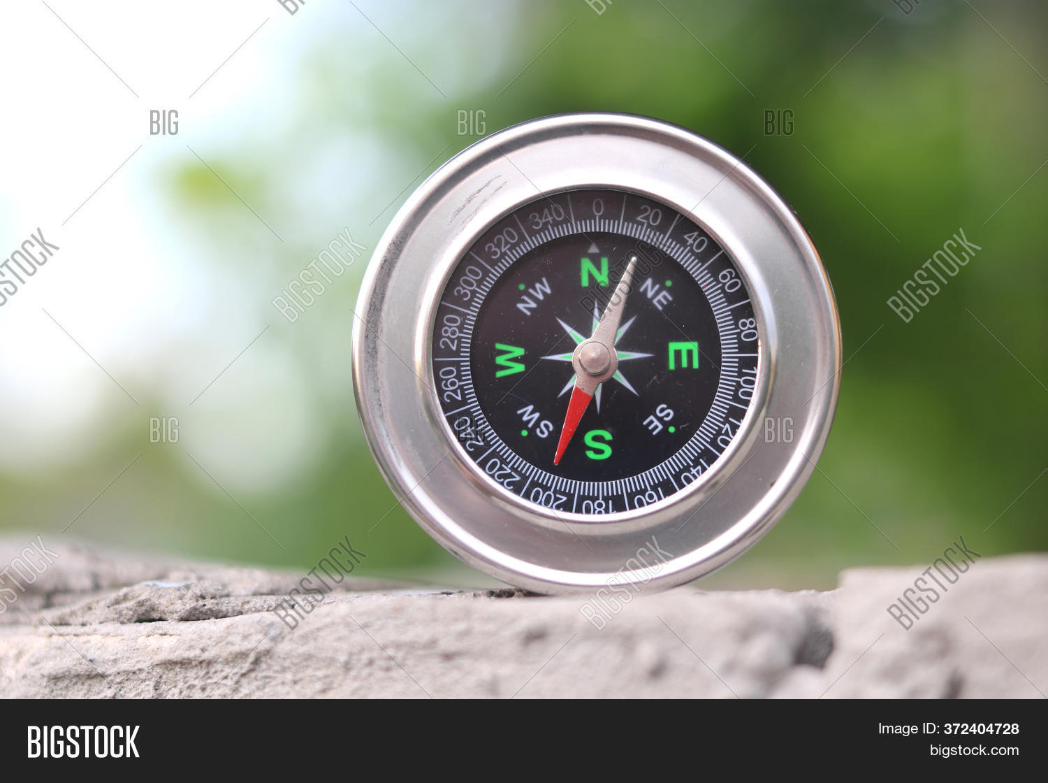 Round Compass On Image & Photo (Free Trial) Bigstock
