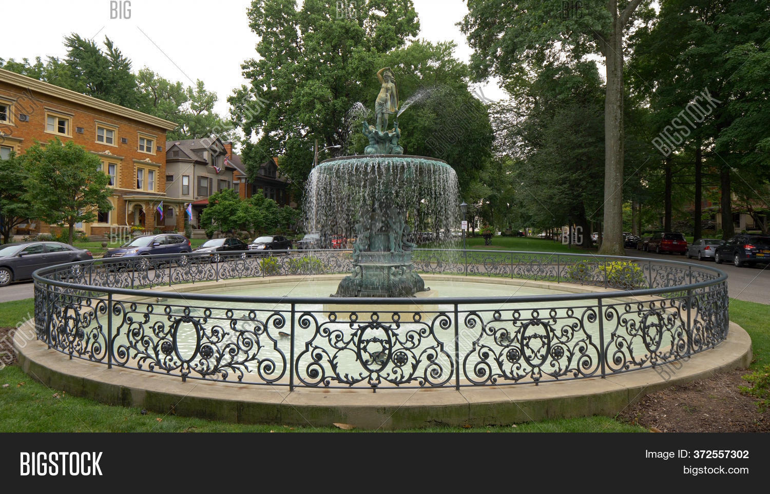 Beautiful Fountain Old Image & Photo (Free Trial) Bigstock