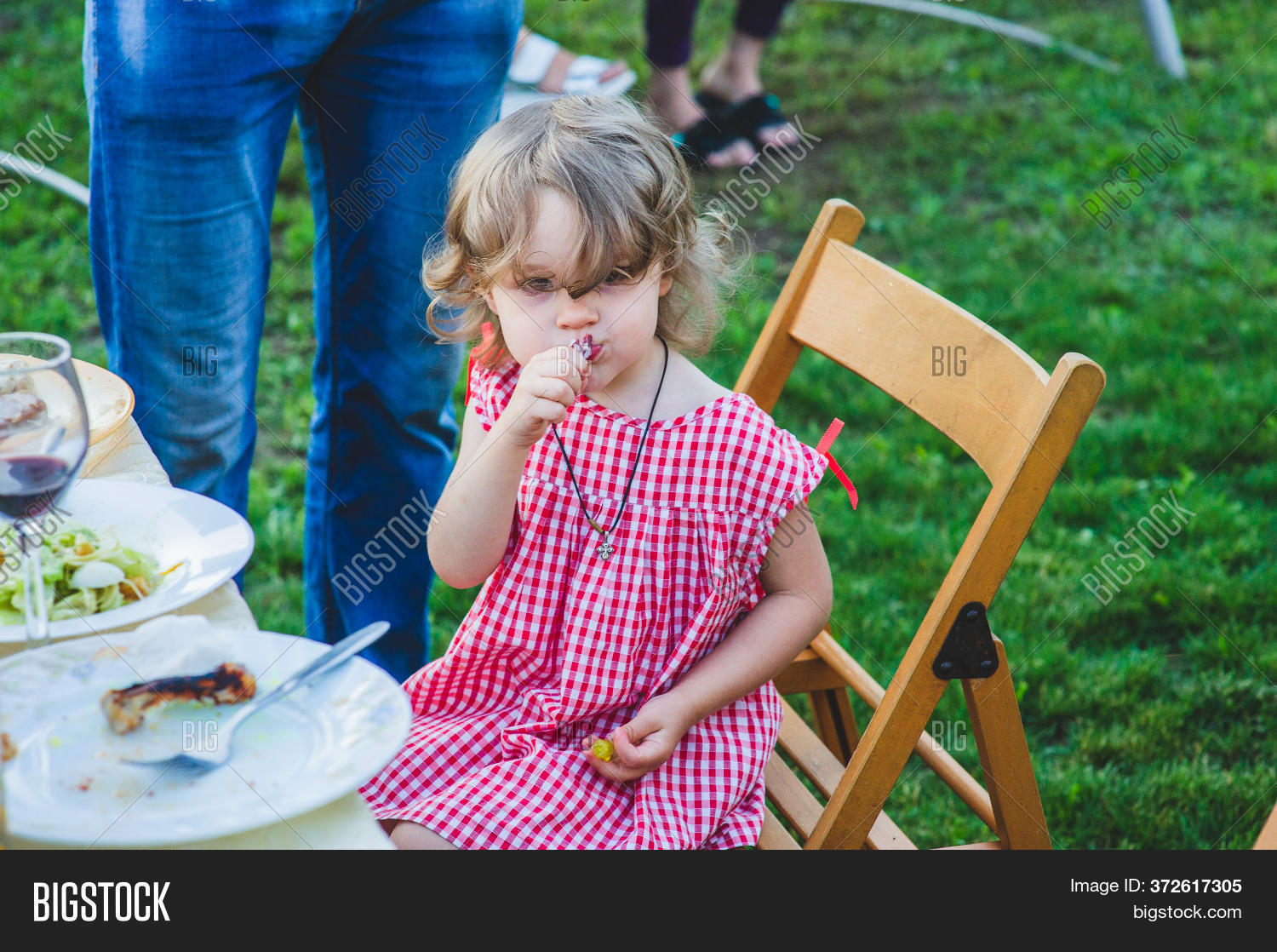 Girl Eating Sausage Image & Photo (Free Trial) Bigstock