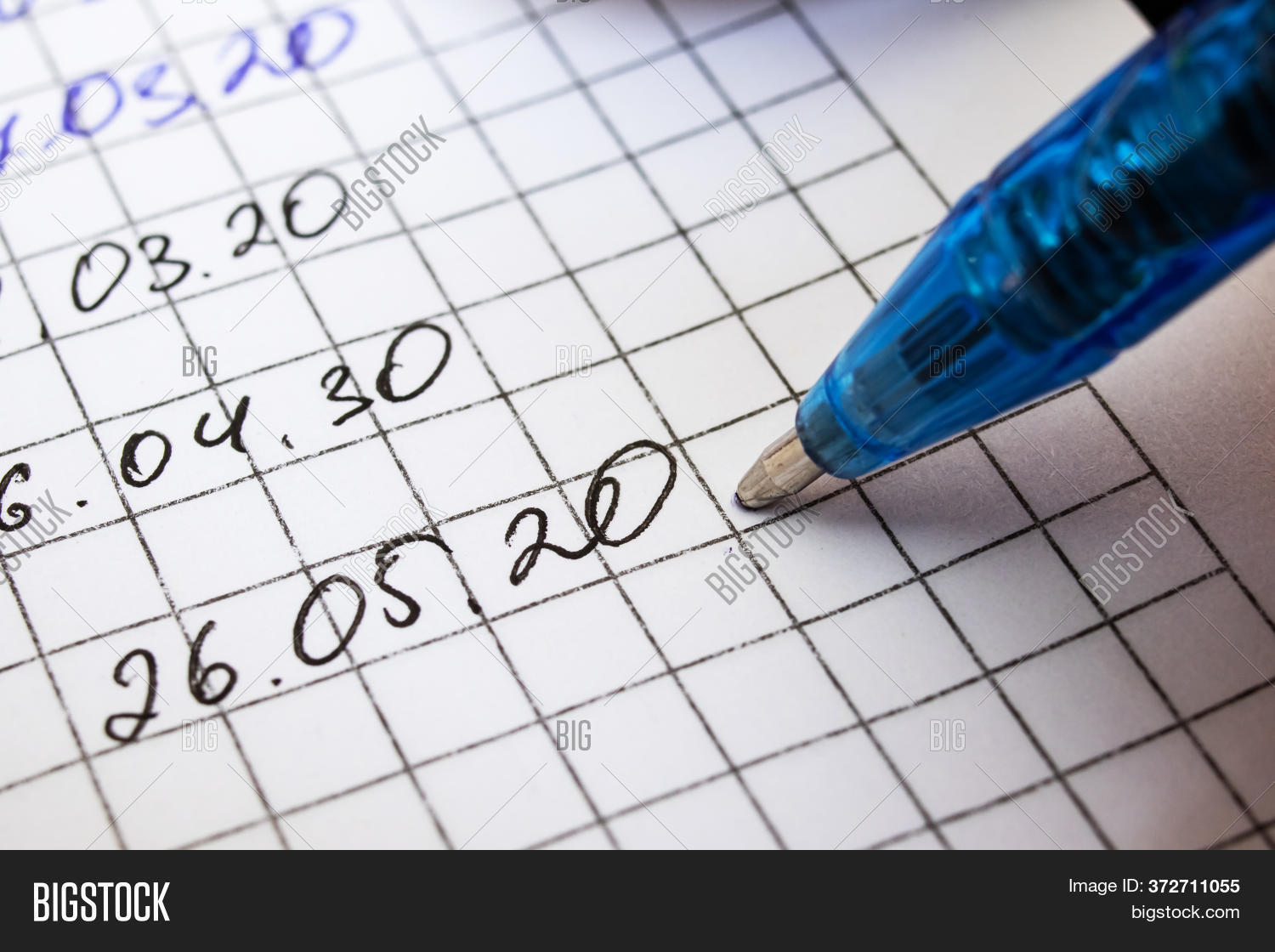 Writing Date Pen On Image & Photo (Free Trial) Bigstock