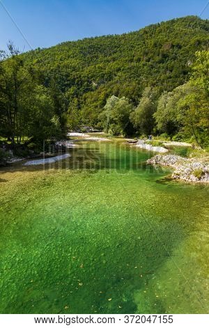 Sava Bohinjka in Triglav national park, Slovenia