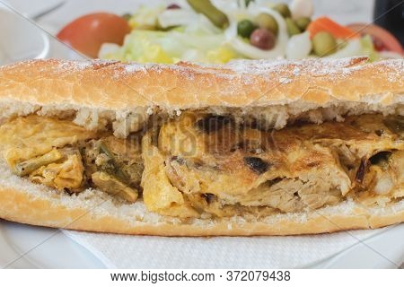 Vegetables Omelette Baguette A Salad So Good