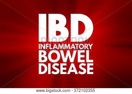 Ibd - Inflammatory Bowel Disease Acronym, Medical Concept Background
