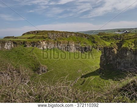 Amazing Causeway Coast In Northern Ireland On A Sunny Day - Travel Photography