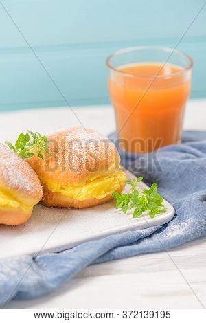 Portuguese Fried Dough With Sugar