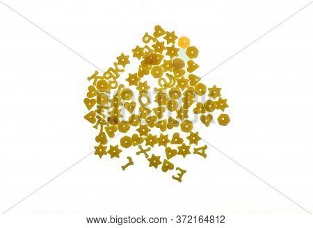 Soup Pasta Letters Nad Shapes Made Of Durum Wheat (triticum Durum) Semolina