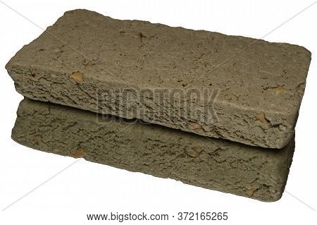 Halva Isolated On A White Background. Mirror