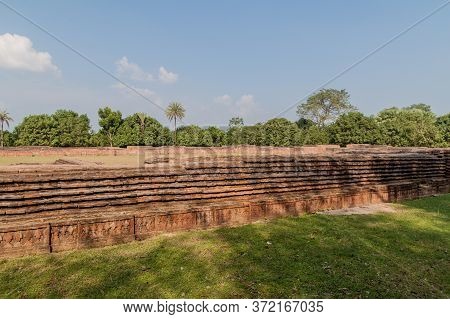 Ruins Of Ancient Darasbari Darashbari Madrasa In Sona Masjid Area, Bangladesh