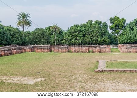 Ruins Of Ancient Darasbari Darashbari Madrasa In Sona Masjid Area, Bangladesh